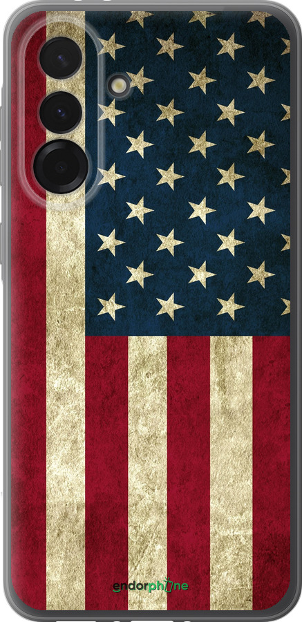 Силіконовий чехол Прапор США для Samsung Galaxy A36 - 395u-3836 изображение 