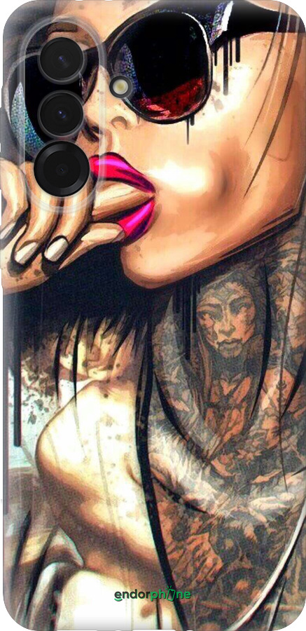 Силиконовый чехол Девушка в тату для Samsung Galaxy A36 - 4001u-3836 изображение 