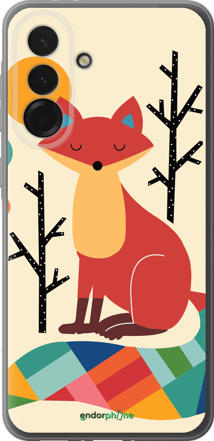 Силиконовый чехол Rainbow fox для Samsung Galaxy A36 - 4010u-3836 изображение 