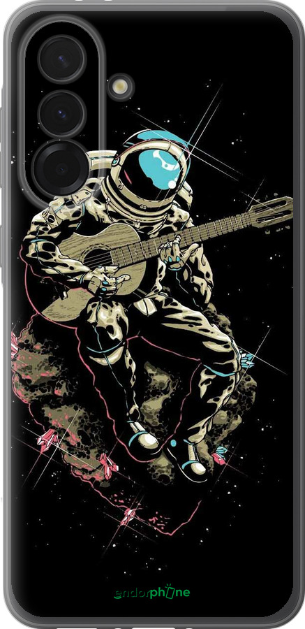 Силиконовый чехол Космонавт с гиратой для Samsung Galaxy A36 - 4138u-3836 изображение 