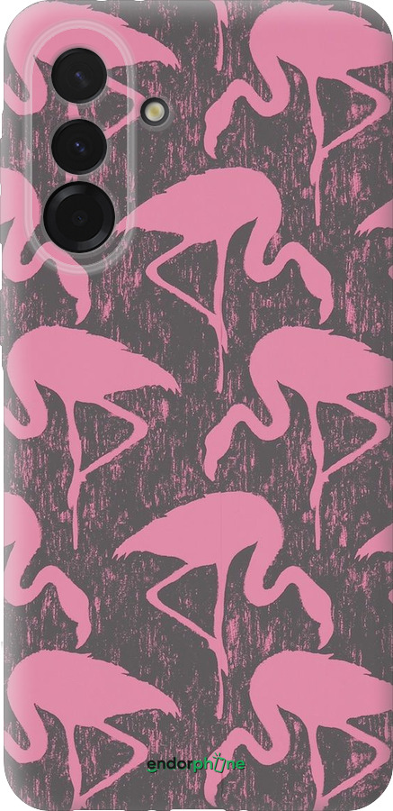 Силіконовий чехол Vintage-Flamingos для Samsung Galaxy A36 - 4171u-3836 изображение 