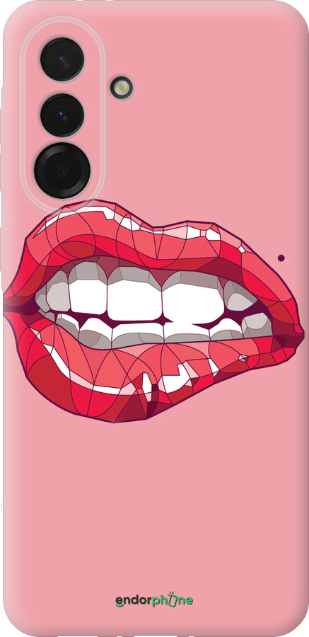 Силиконовый чехол Sexy lips для Samsung Galaxy A36 - 4174u-3836 изображение 
