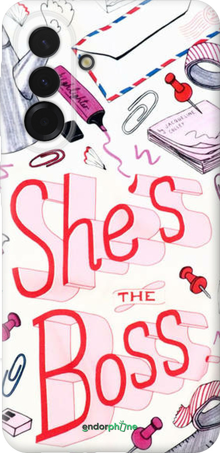 Силиконовый чехол she's the  boss для Samsung Galaxy A36 - 4254u-3836 изображение 