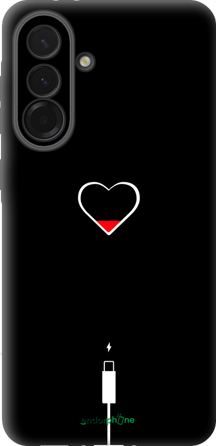 Силиконовый чехол Подзарядка сердца для Samsung Galaxy A36 - 4274u-3836 изображение 