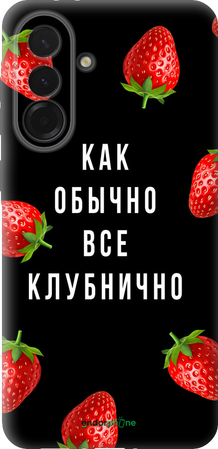 Силиконовый чехол Все клубнично для Samsung Galaxy A36 - 4317u-3836 изображение 