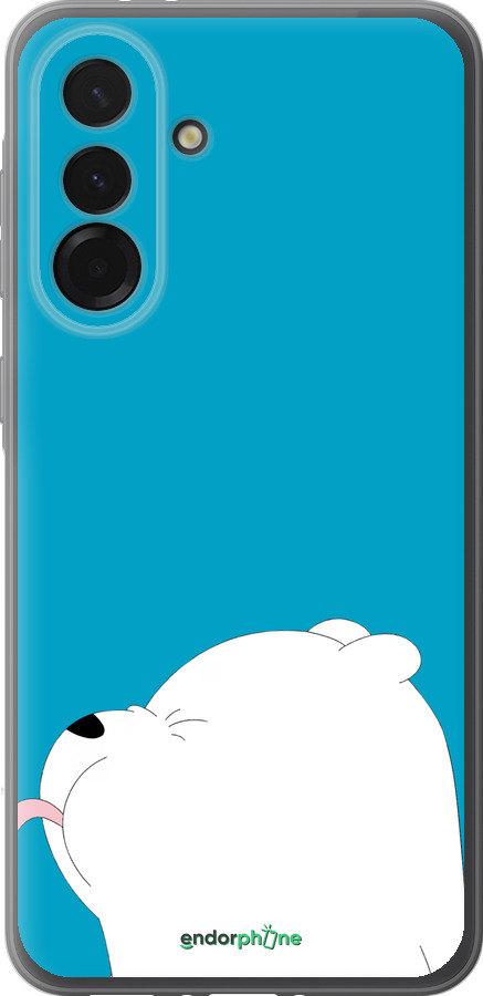 Силиконовый чехол Мишка 1 для Samsung Galaxy A36 - 4358u-3836 изображение 
