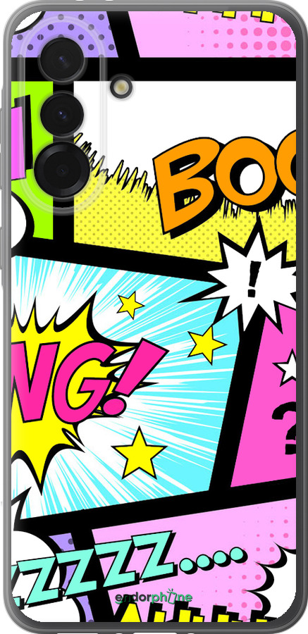 Силиконовый чехол Комикс 1 для Samsung Galaxy A36 - 4407u-3836 изображение 
