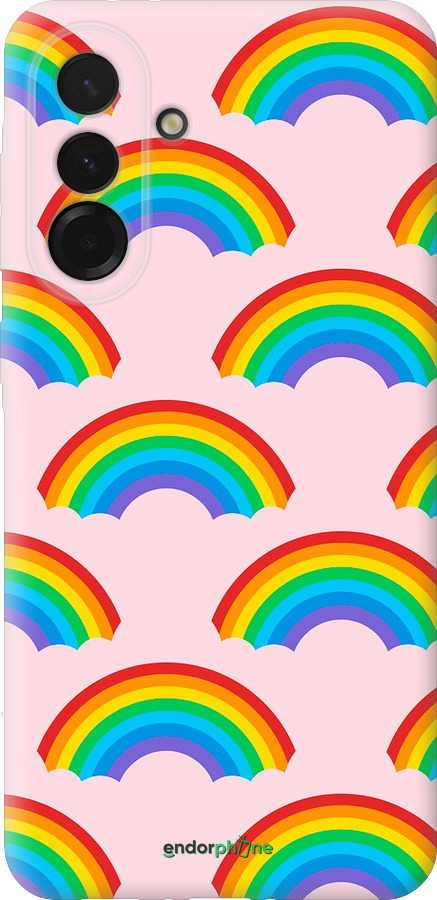 Силиконовый чехол Rainbows для Samsung Galaxy A36 - 4478u-3836 изображение 
