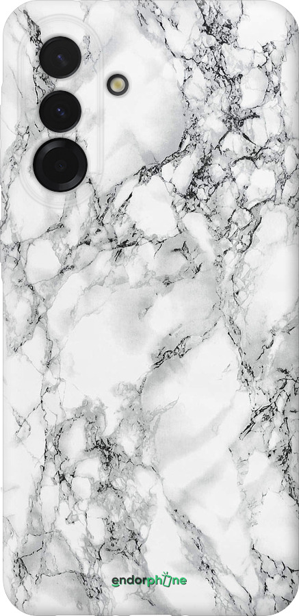 Силиконовый чехол Мрамор белый для Samsung Galaxy A36 - 4480u-3836 изображение 