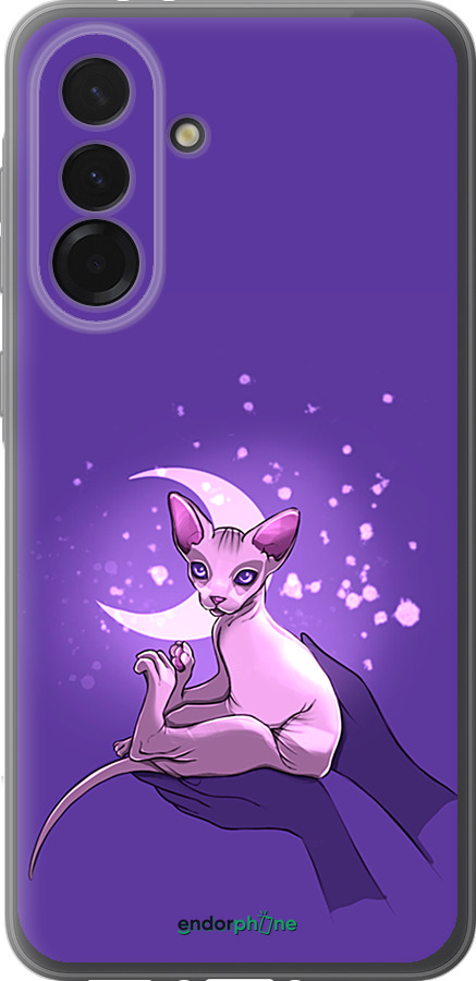 Силиконовый чехол Кот2 для Samsung Galaxy A36 - 4676u-3836 изображение 