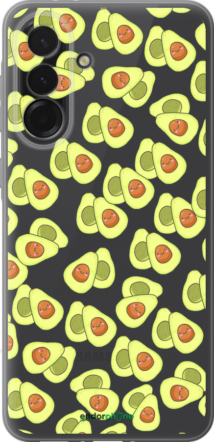 Силиконовый чехол Весёлые авокадо для Samsung Galaxy A36 - 4799u-3836 изображение 