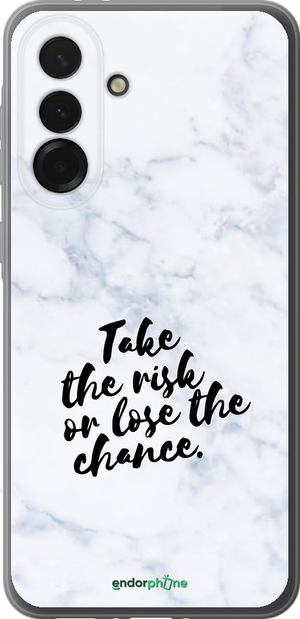 Силіконовий чехол Ризикнути або втратити шанс для Samsung Galaxy A36 - 4866u-3836 изображение 