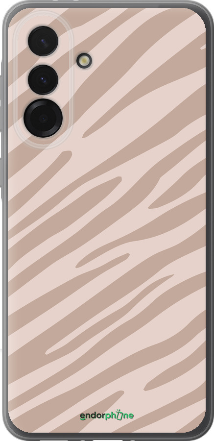 Силиконовый чехол Зебра беж для Samsung Galaxy A36 - 4875u-3836 изображение 