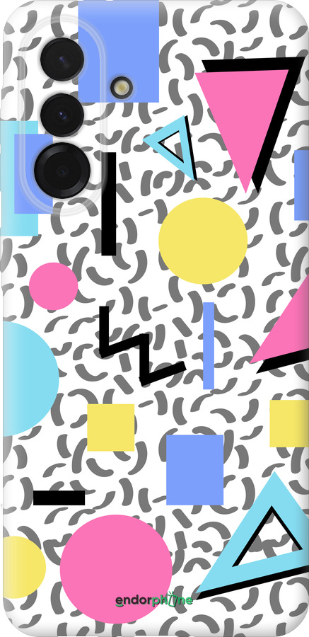 Силиконовый чехол Color shapes для Samsung Galaxy A36 - 4893u-3836 изображение 