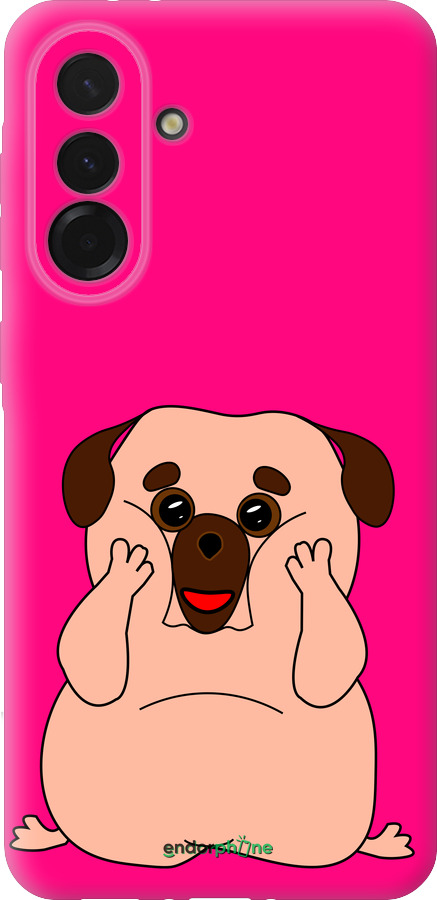 Силіконовий чехол Веселий мопс для Samsung Galaxy A36 - 4908u-3836 изображение 