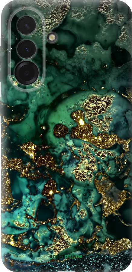 Силиконовый чехол Мрамор золото богатство для Samsung Galaxy A36 - 5419u-3836 изображение 