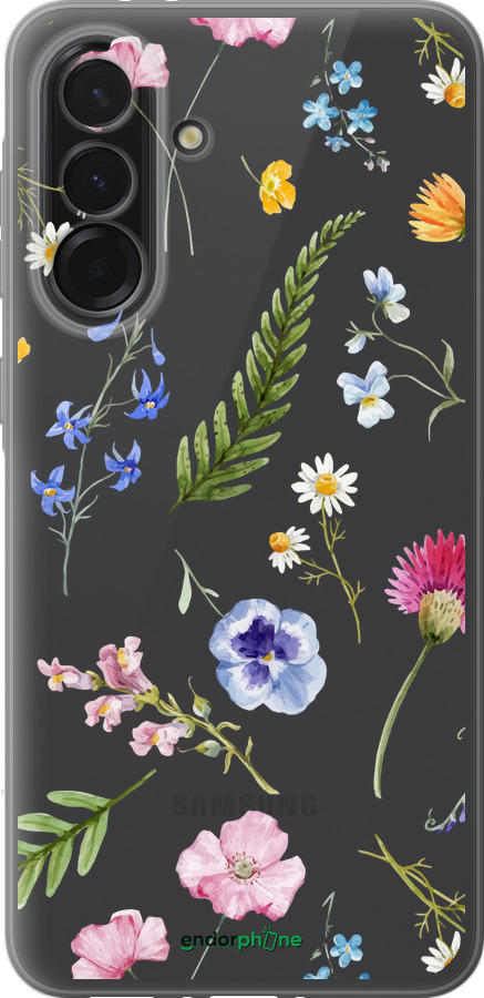 Силиконовый чехол Цветочный фон v2 для Samsung Galaxy A36 - 5472u-3836 изображение 