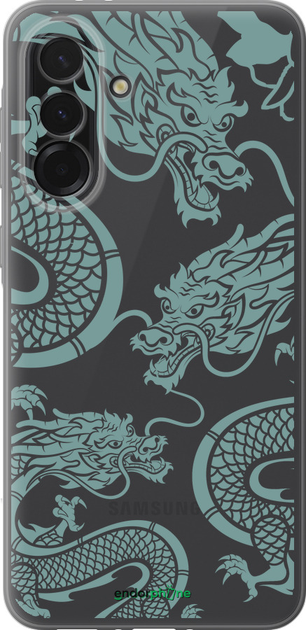 Силиконовый чехол Дракон для Samsung Galaxy A36 - 5476u-3836 изображение 