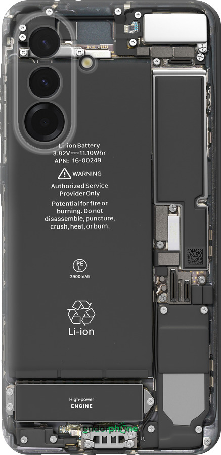 Силиконовый чехол Детали смартфона для Samsung Galaxy A36 - 5487u-3836 изображение 