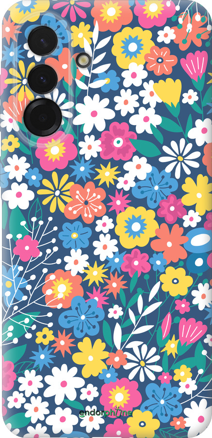 Силиконовый чехол Цветочный фон v4 для Samsung Galaxy A36 - 5494u-3836 изображение 