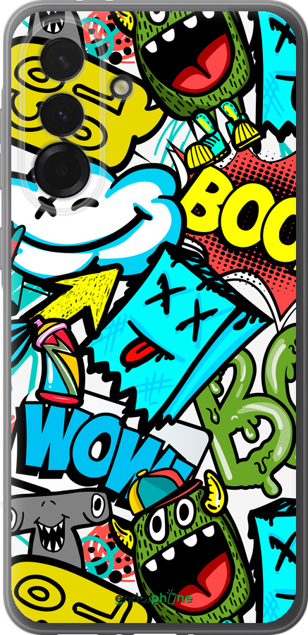 Силіконовий чехол Стікери v4 для Samsung Galaxy A36 - 5508u-3836 изображение 