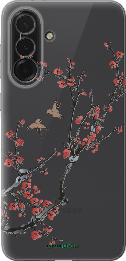 Силиконовый чехол Сакура v2 для Samsung Galaxy A36 - 5538u-3836 изображение 