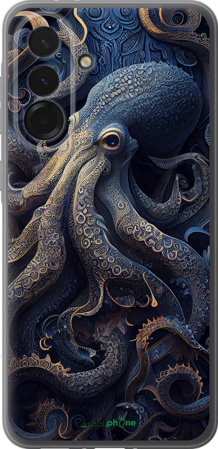 Силиконовый чехол Осьминог для Samsung Galaxy A36 - 5551u-3836 изображение 