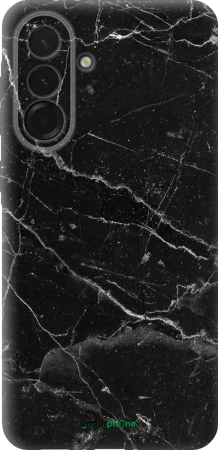 Силиконовый чехол Черный мрамор v2 для Samsung Galaxy A36 - 5568u-3836 изображение 