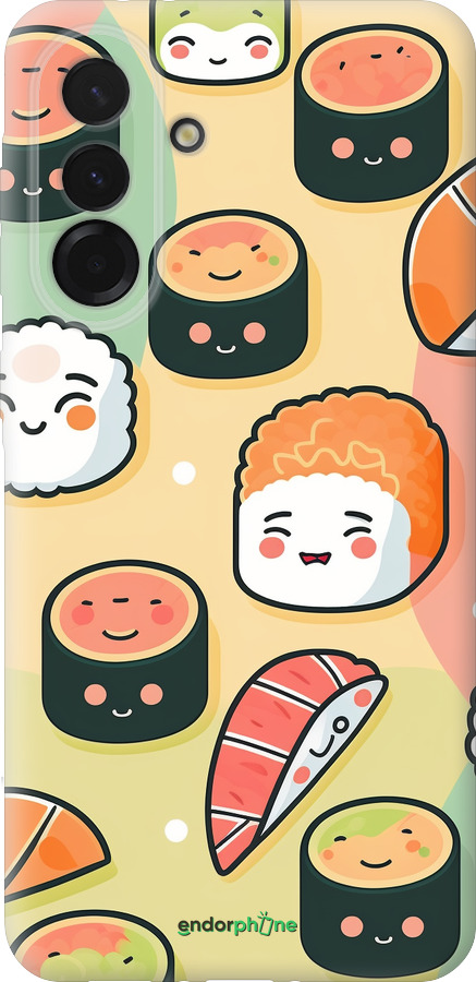Силиконовый чехол Суши паттерн для Samsung Galaxy A36 - 5583u-3836 изображение 