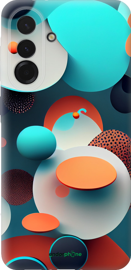 Силиконовый чехол Горошек абстракция для Samsung Galaxy A36 - 5608u-3836 изображение 