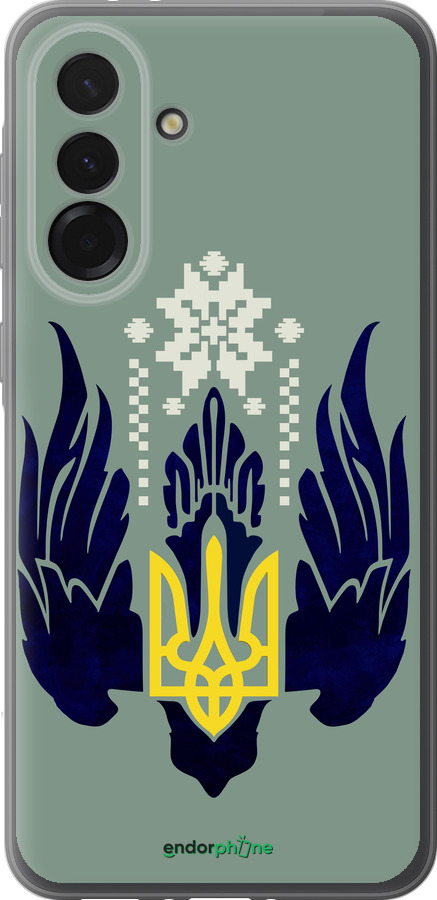 Силиконовый чехол Тризуб с крыльями для Samsung Galaxy A36 - 5640u-3836 изображение 