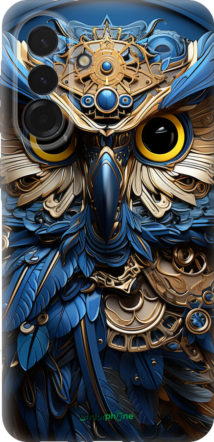 Силіконовий чехол Сова v2 для Samsung Galaxy A36 - 5649u-3836 изображение 