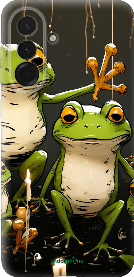 Силиконовый чехол Жабки 2 для Samsung Galaxy A36 - 5657u-3836 изображение 