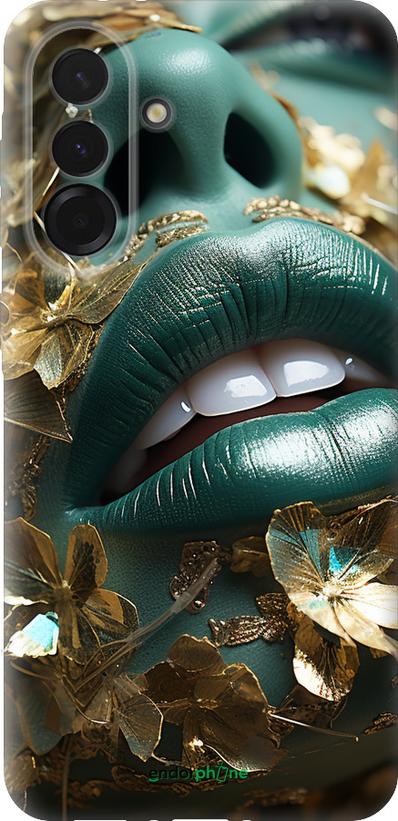 Силиконовый чехол Губы 2 для Samsung Galaxy A36 - 5667u-3836 изображение 