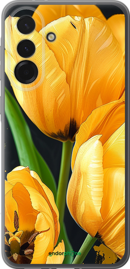 Силіконовий чехол Жовті тюльпани для Samsung Galaxy A36 - 5991u-3836 изображение 