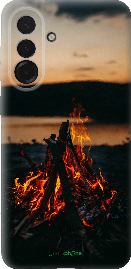 Силиконовый чехол Огонь для Samsung Galaxy A36 - 6021u-3836 изображение 