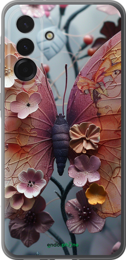 Силиконовый чехол Fairy Butterfly для Samsung Galaxy A36 - 6048u-3836 изображение 