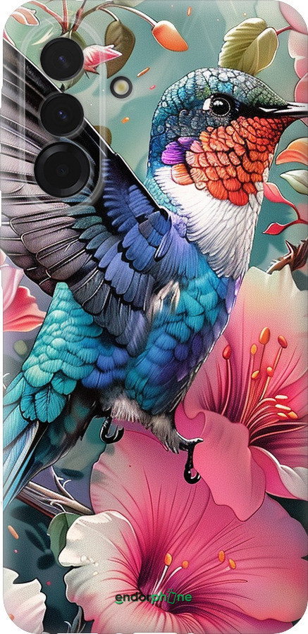 Силиконовый чехол Сказочная колибри для Samsung Galaxy A36 - 6051u-3836 изображение 