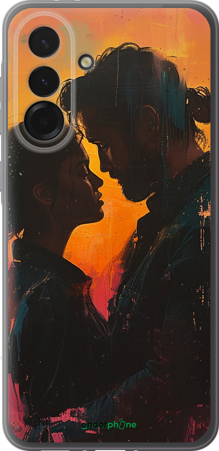 Силиконовый чехол Любовь на полотне для Samsung Galaxy A36 - 6067u-3836 изображение 