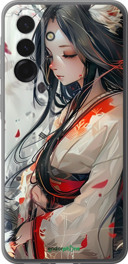 Силиконовый чехол Кицуне для Samsung Galaxy A36 - 6073u-3836 изображение 