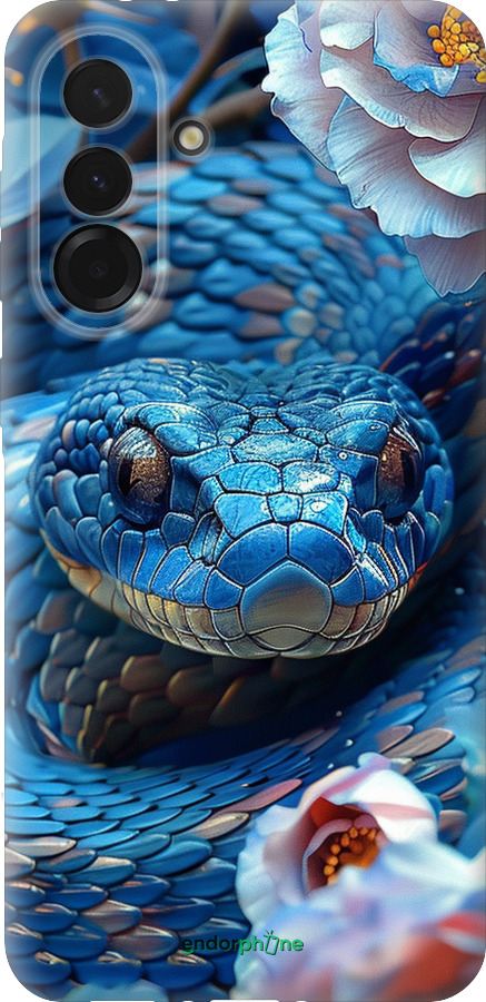 Силиконовый чехол Blue Snake для Samsung Galaxy A36 - 6079u-3836 изображение 