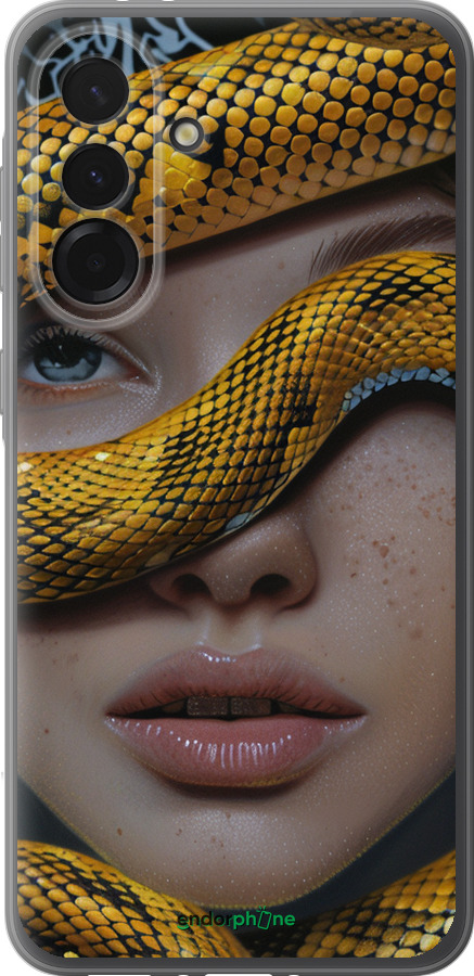 Силиконовый чехол Объятия змеи для Samsung Galaxy A36 - 6081u-3836 изображение 