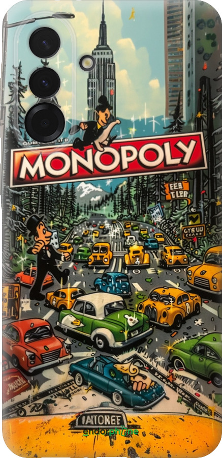 Силиконовый чехол Городской драйв Monopoly для Samsung Galaxy A36 - 6088u-3836 изображение 