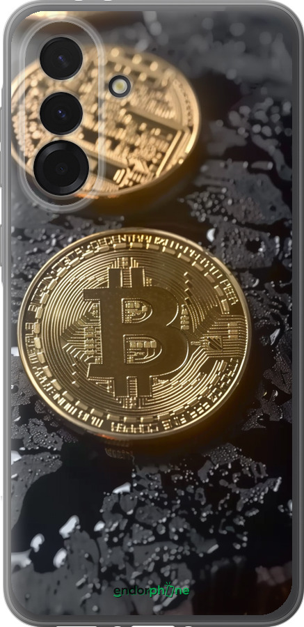 Силиконовый чехол Вулканический Bitcoin для Samsung Galaxy A36 - 6092u-3836 изображение 