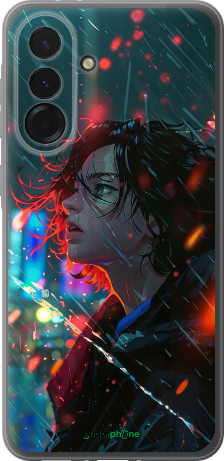 Силіконовий чехол Нічні вогні для Samsung Galaxy A36 - 6096u-3836 изображение 