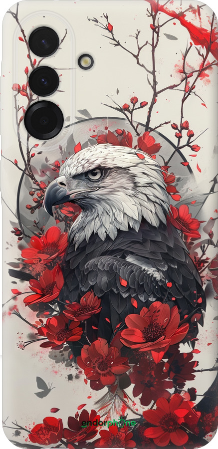 Силиконовый чехол Рубиновый орел для Samsung Galaxy A36 - 6103u-3836 изображение 