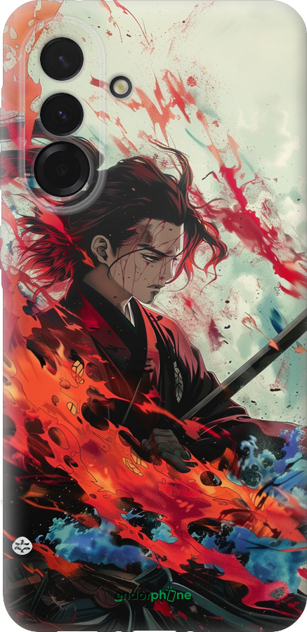 Силиконовый чехол Битва стихий для Samsung Galaxy A36 - 6110u-3836 изображение 