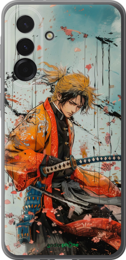 Силиконовый чехол Agatsuma Zenitsu: Убийца демонов для Samsung Galaxy A36 - 6118u-3836 изображение 