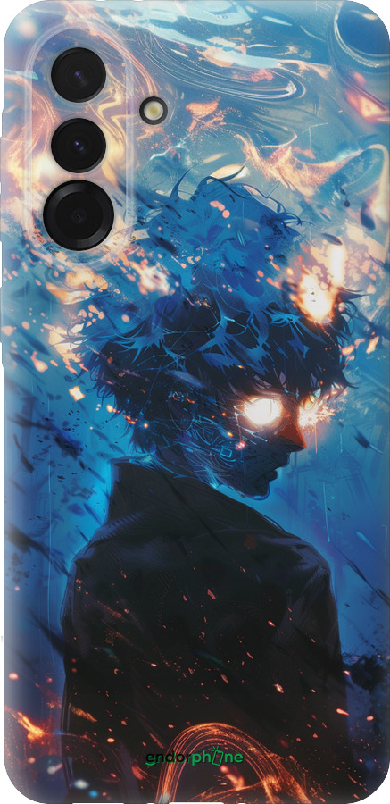 Силиконовый чехол Сатору Годжо для Samsung Galaxy A36 - 6129u-3836 изображение 