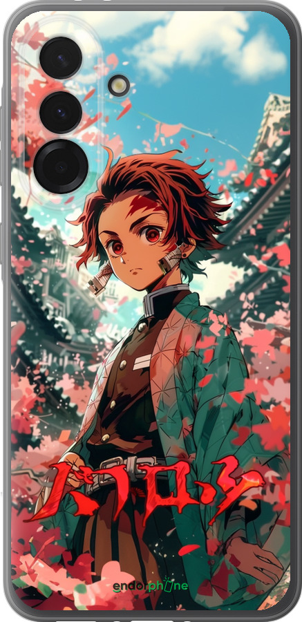 Силиконовый чехол Tanjiro Kamado для Samsung Galaxy A36 - 6132u-3836 изображение 